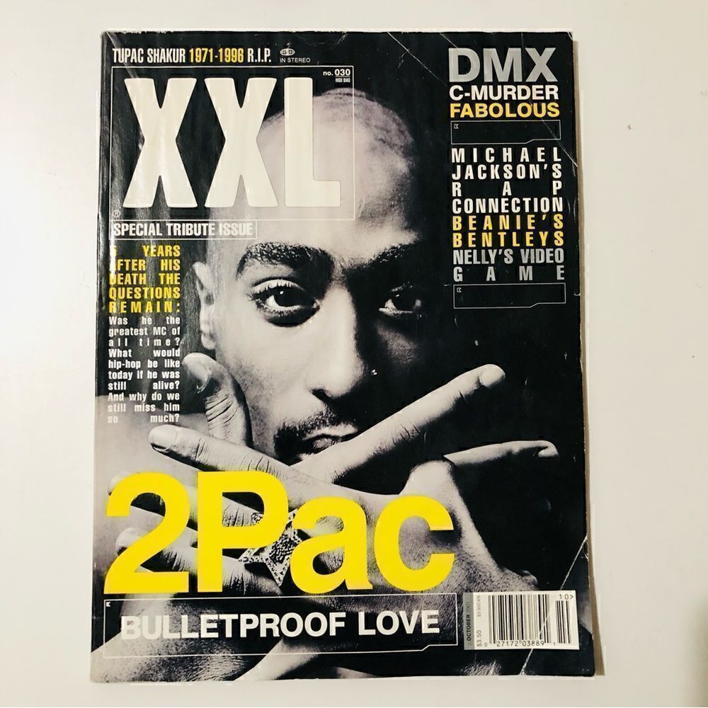 XXL MAGAZINE 2PAC BULLETPROOF LOVE (2001)